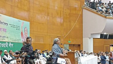 শিক্ষামন্ত্রী ও আওয়ামী লীগের যুগ্ম সাধারণ সম্পাদক ডা. দীপু মনি আজ বুধবার রাজধানীর বঙ্গবন্ধু আন্তর্জাতিক সম্মেলন কেন্দ্রে শেখ হাসিনার ‘স্বদেশ প্রত্যাবর্তন দিবস’ উপলক্ষে আয়োজিত সভায় বক্তব্য দেন।